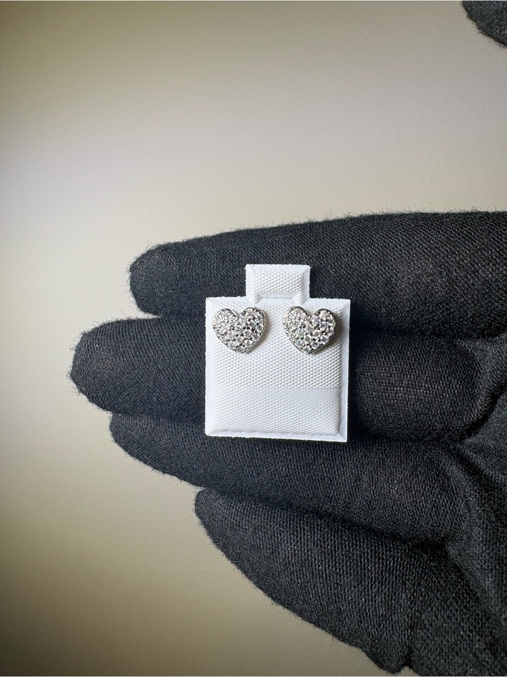 “Heart Earrings” Moissanite S925 Screw Back